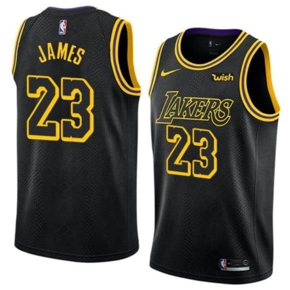 Nba Shirts Black Mamba La Lakers Lebron James Jersey 23 23 Poshmark